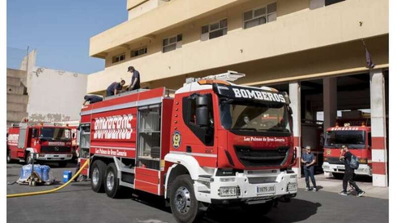Unidad de los bomberos de Las Palmas de Gran Canaria (Foto TA)